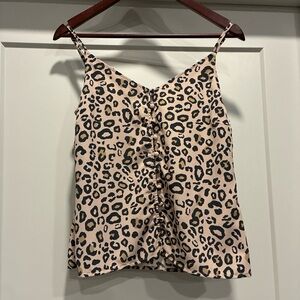 Sanctuary Tan and Black Leopard Camisole